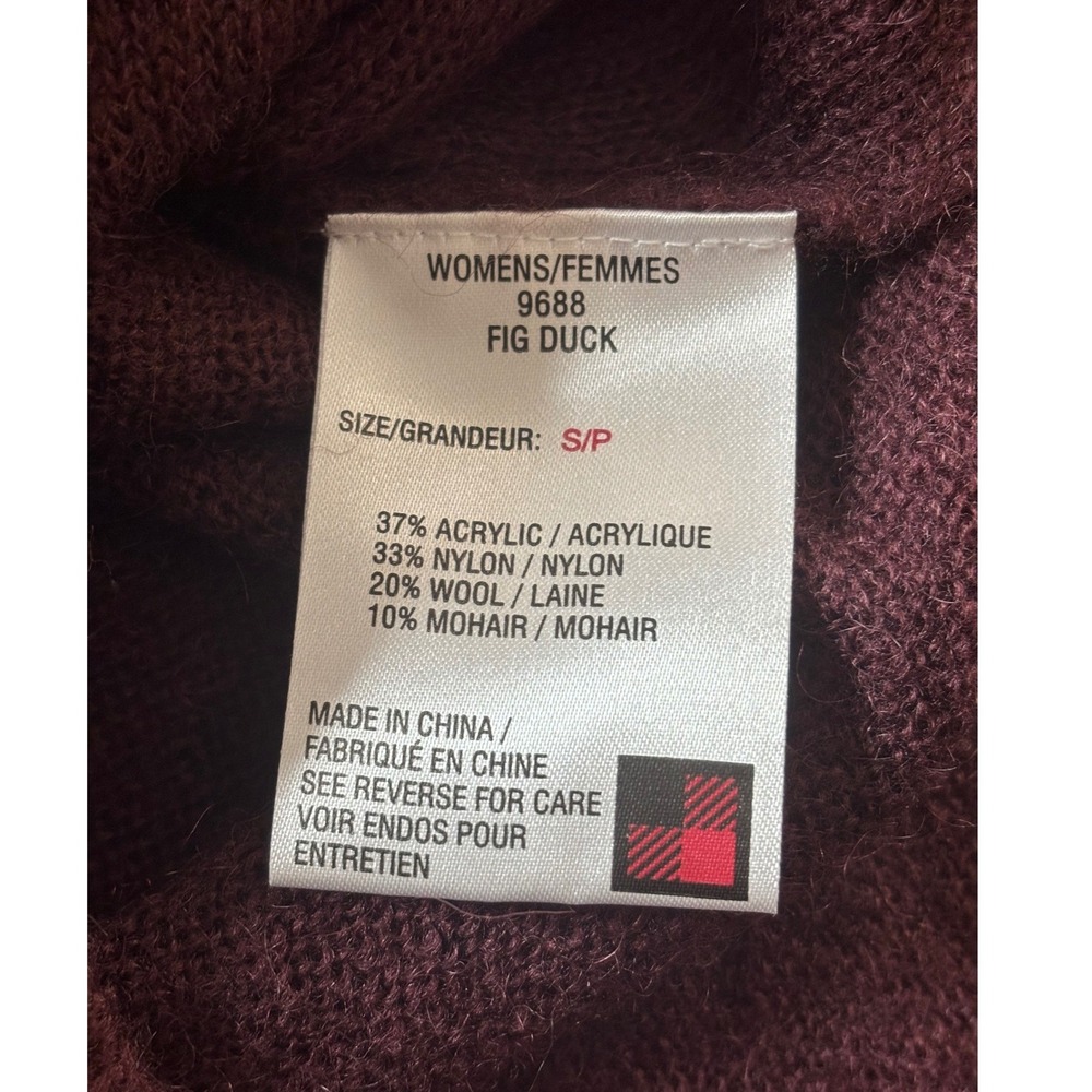 Woolrich Womens Sweater S Mallard Duck Lightweight Wool Mohair Blend Cabincore - Picture 6 of 7